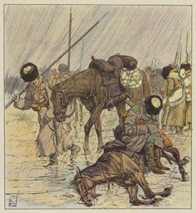 La lluvia de after Louis Charles Bombled