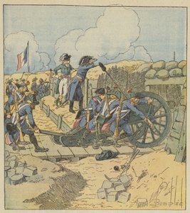 El comandante de artillería estaba en todas partes de after Louis Charles Bombled