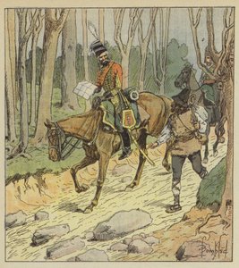 El general Stengel era un excelente oficial de húsares de after Louis Charles Bombled