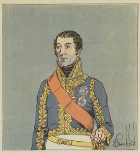El mariscal Mortier de after Louis Charles Bombled