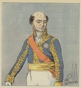 El mariscal Perignon de after Louis Charles Bombled