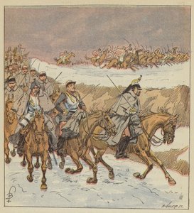 Los árabes del coronel Goursaud liberan, con una carga brillante, al 3º de coraceros de after Louis Charles Bombled