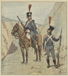 Las provincias limítrofes de los turcos tenían regimientos croatas de after Louis Charles Bombled