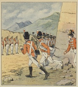 ¡Qué soldado europeo, decía el Emperador, no se conmueve a mi llegada! de after Louis Charles Bombled