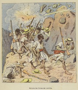 Retirada de los Hovas en Andriba
