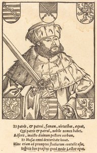 Juan Federico el Magnánimo, en Vestiduras Electorales (derecha) de after Lucas Cranach the Younger