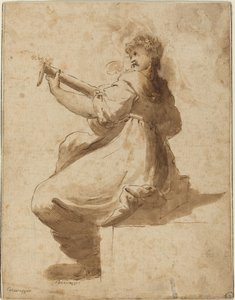 El Jugador de Laúd de after Orazio Gentileschi