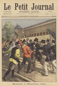Luchas en el sitio del Pabellón Ruso para la Exposición de 1900 en París