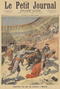 El torero español El Espartero muerto por un toro en Madrid
