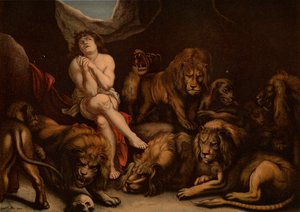 Daniel en el foso de los leones