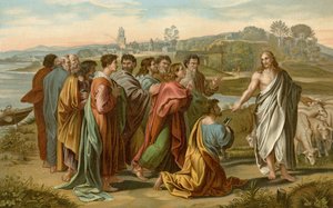 Apacienta mis corderos de after Raphael