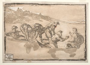 La pesca milagrosa de after Raphael