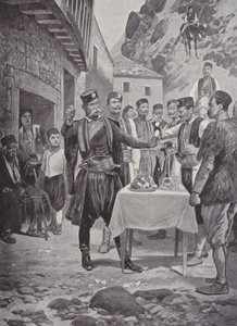 Una costumbre de Pascua montenegrina de after Richard Caton II Woodville
