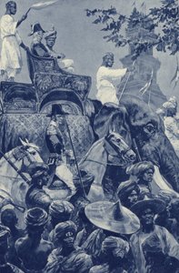 Singapur, los británicos entran en la ciudad, rendida por el Sultán de Johore en 1824 por una suma de dinero de after Richard Caton II Woodville