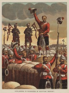 Highlanders en posesión de un reducto egipcio