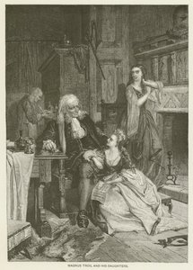 Magnus Troil y sus hijas de after Robert Herdman