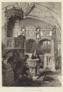 Iglesia de Boxgrove, Sussex de Samuel (after) Prout