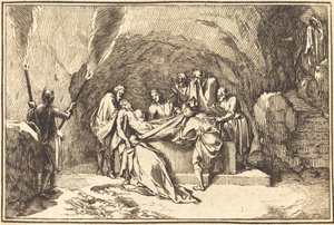 El entierro de after Sébastien Le Clerc I
