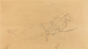 La Bella Durmiente de after Sir Edward Coley Burne Jones