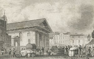 San Pablo Covent Garden, c.1810 de Thomas Hosmer after Shepherd
