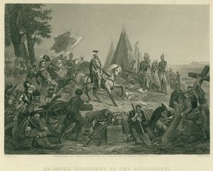 El descubrimiento del Mississippi por De Soto de after W.H. Powell