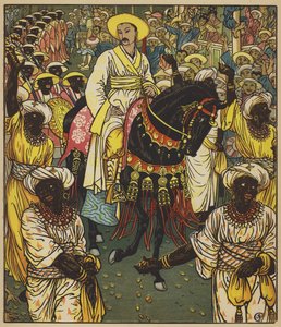 La procesión de Aladdín de after Walter Crane
