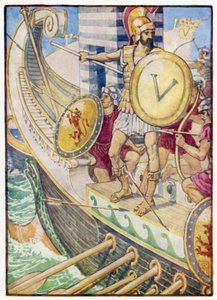 Se convirtió en un blanco para cada flecha de after Walter Crane