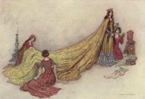Geoffrey Chaucer, El Cuento del Clérigo de after Warwick Goble