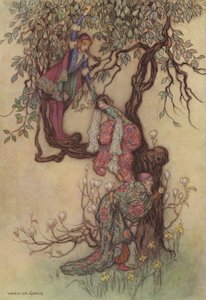 Geoffrey Chaucer, El Cuento del Mercader de after Warwick Goble