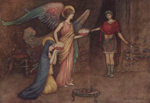 Geoffrey Chaucer, El Cuento de la Segunda Monja de after Warwick Goble
