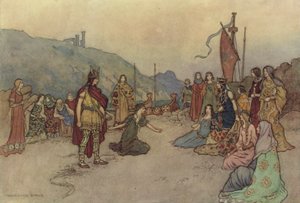Geoffrey Chaucer, El Cuento de la Mujer de Bath de after Warwick Goble