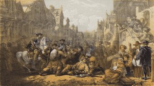 Viejo Linlithgow, Asesinato del Regente Moray de after William Allan