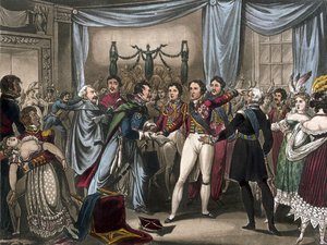 Inteligencia de la Batalla de Ligny, 1818 de after William Heath