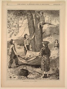 Recolectando castañas de Winslow Homer