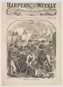 Cajas de Navidad en el Campamento – Navidad, 1861