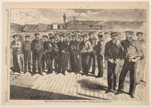 Tripulación del vapor estadounidense "Colorado," embarcado en Boston, junio de 1861, de Harper