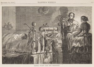 Santa Claus y sus regalos de Winslow Homer