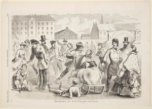 Patinaje en Boston de Winslow Homer