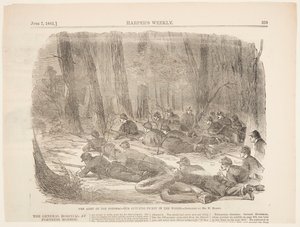 El Ejército del Potomac – Nuestro Piquete en el Bosque