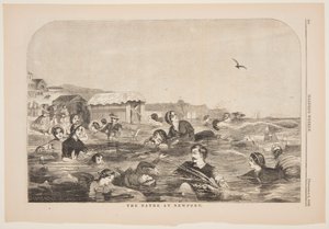 El baño en Newport de Winslow Homer