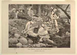 La fiesta de pesca, del Suplemento del Journal of Literature, Science and Art de Appletons, 2 de octubre de 1869