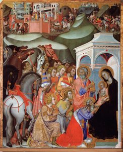 Adoración de los Magos de also Manfredi de Battilori Bartolo di Fredi