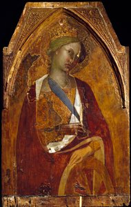 Santa Catalina de Alejandría Pintura de Bartolo di Fredi (1330 circa-1410) de also Manfredi de Battilori Bartolo di Fredi
