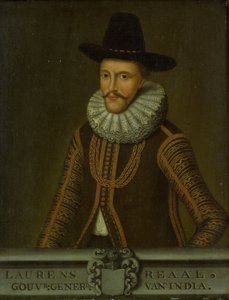 Retrato de Laurens Reael, Gobernador General de las Indias Orientales Holandesas de anonymous (copy after)