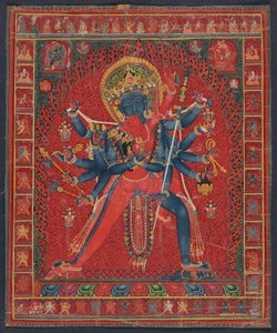 Chakrasamvara y su consorte Vajravarahi de anonymous 