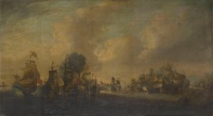 La batalla de los Downs, 21 de octubre de 1639 de anonymous 