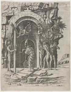Descenso al Limbo de attributed to Andrea Mantegna