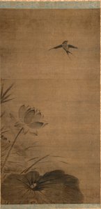 Swallow and Lotus