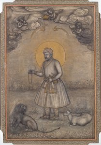 Portrait of the Aged Akbar de attributed to Govardhan