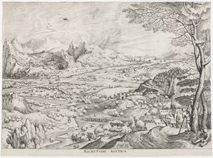 The Large Landscapes:  Solicitudo Rustica de attributed to Jan van Doetechum